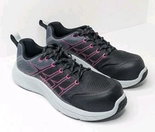 Merrell Moab Flight Safety Toe Sneakers, Black, Women's 8