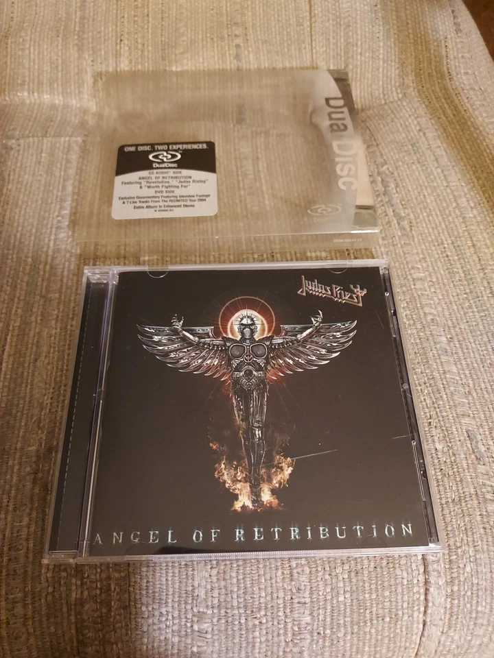 Judas Priest Angel of Retribution CD/DVD (Mar-2005, Epic) with Slipcase MINT Foto 2 de 4