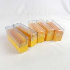 Vintage Kodak Slide Storage Containers Lot of 5 Holds Up to 36 Slides Each
