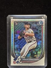 SPENCER SCHWELLENBACH 2025 Bowman Chrome #78 Rookie Mojo Refractor Braves
