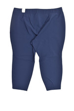 NEW Lane Bryant On The Go Ankle Pants 24P Navy Blue Mid-Rise Stretch Nylon