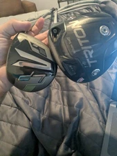 Right Wilson wood set.Triton driver.Launch pad 5 wood. regular.12,19.