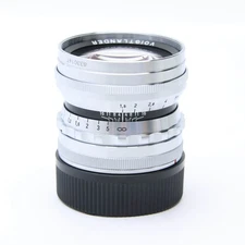 Voigtlander NOKTON 50mm F/1.5 Vintage ASPH. VM Silver (Leica M) -Near Mint- #241