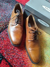 Mercedes Business Herren Schuhe Gr: 42 echt Leder braun tolles Design