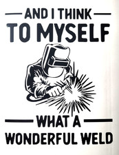 1x Weld Welder Welding Decal Vinyl Sticker Window Camper Bumper Car Van 5x6inch