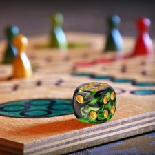 24 of Pack 16MM 6 Sided Dice Set,Two Colours D6 Game Dice Set, 6 Sided Standa...