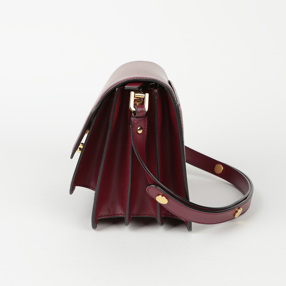 ☆送料関税込☆Marni Medium Saffiano Trunk Bag SBMPN09NO1☆ Marni SBMPN09NO1 Trunk Medium Shoulder Crossbody Bag