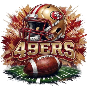 San Francisco 49ers American Football Self Adhesive Vinyl Sticker Wall Decal