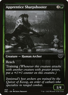 [MTG] Apprentice Sharpshooter (452) (DBL) LP-HP