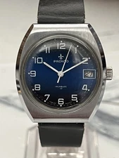 Vintage Pronto Manual 34.5 mm Two Tone Blue Electric Dial 