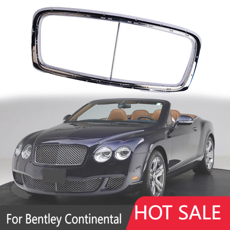For 12-17 Bentley Continental Gtc Gt main radiator grille chrome trim 3W3853667A