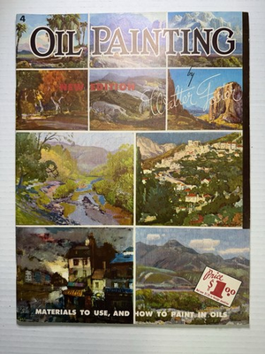 #ad Oil Painting by Walter Foster Art Book Materials to Use and How To Paint in OIls $9.99