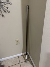 Mainstays Easy Hang Black Shower Rod 43  into 72  W x 1  Dia