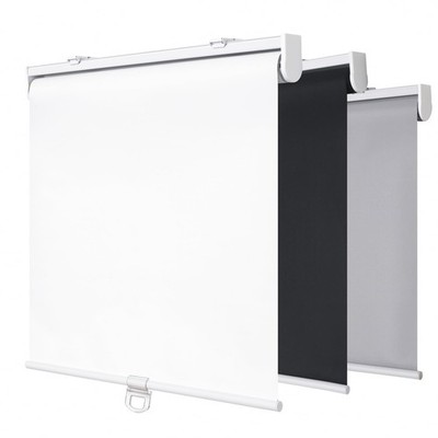 SHADEMOON Cordless Blackout Window Roller Shades, Pull Down Spring System Indoor