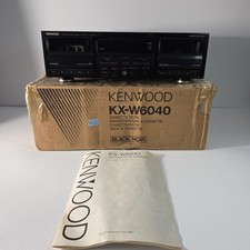 Kenwood KX-W6040 Double Cassette Stereo Deck New Belts