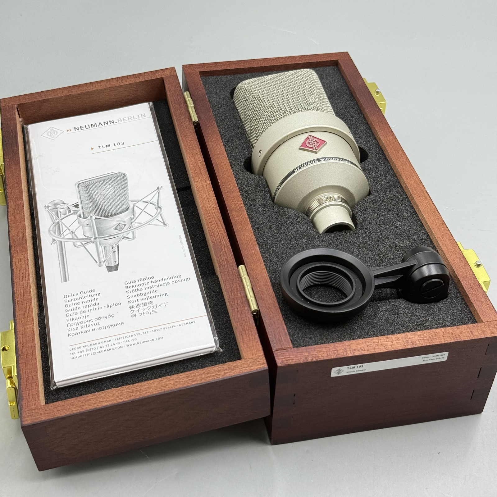 New Neumann TLM 103 Large-diaphragm Condenser Microphone Nickel US