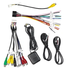 Android Radio Wiring Harness Kit with 16 Pin ISO Car Radio Wire Harness, 10/20 P