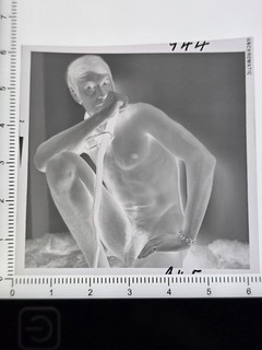 Artistic NUDE Original Photo Negative No.31 Man Men Maid Nude NUDE (6x6)