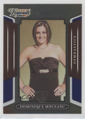 2008 Donruss Americana Sports Legends Mirror Blue 9/100 Dominique Moceanu 0kb5