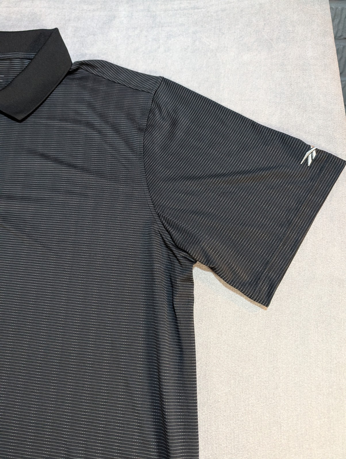 Reebok Golf Polo Speedwick Short Sleeve Mens Shirt Black 3XL XXXL Performance  thumbnail 2