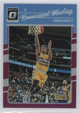 2016-17 Panini Donruss Optic Purple Prizm Emmanuel Mudiay #85 6g3