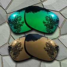 Jade Green Bronze Copper Polarized Lenses Replacement For-Oakley Jupiter Squared