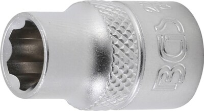 BGS STECKSCHLÜSSEL-EINSATZ SUPER LOCK, INNENVIERKANT 10 MM (3/8''), SW 9 MM