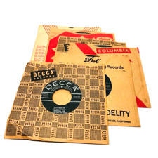 45 RPM Pat Boone Tony Bennett Brenda Lee Peggy Dean Martin Perry Como Lot Of 6