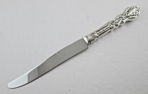 VERSAILLES by Gorham Sterling Silver Handle Dinner Knife 9 3/4" New French Blade