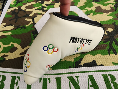 Rare Bettinardi Prototype Studio B Putter Headcover Head cover     White