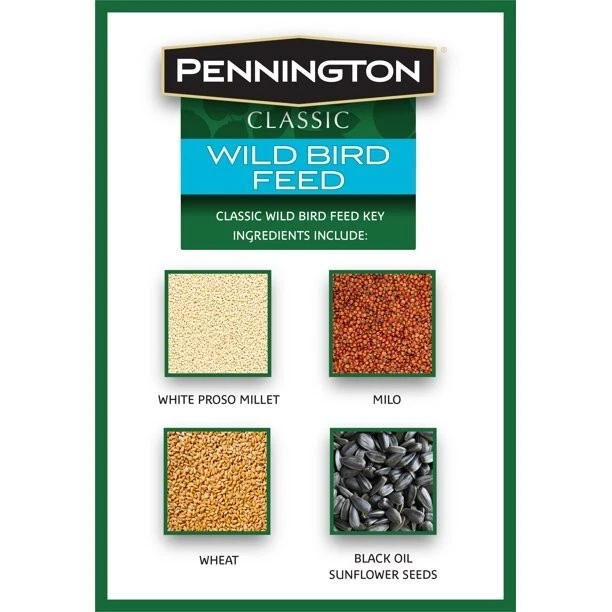 2 Bags Wild Bird Food Seed Mix Birders Blend Bulk 40lb Feed Pennington Classic - Image 3 of 4