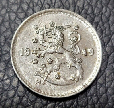 1949 Finland 1 Markka Coin