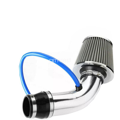 Universal Car Cold Air Intake Filter Induction Kit Pipe Power Flow Hose System