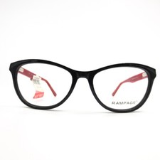 Rampage RA0205 005 Eyeglasses Womens black Red Full Rim Frames 54-16-135