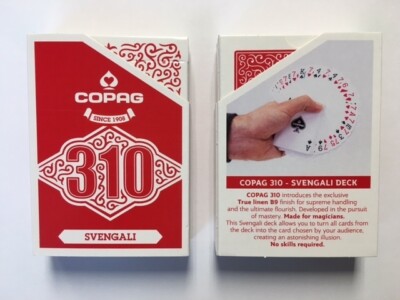 Copag 310 Svengali (Red) Playing Cards - WORLDWIDE SHIPPING