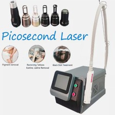 Picosecond Nd Yag laser tattoo removal picolaser pigment freckle carbon peel