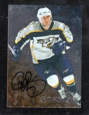 1998-99 Be A Player #226 Cliff Ronning  Silver Auto NM-MT , Free Shipping