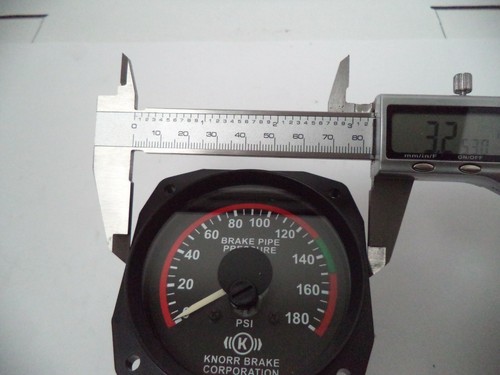 Knorr Brake, Brake Pipe Pressure Gauge, pn 805471 // 16080004 - Bild 4 von 8