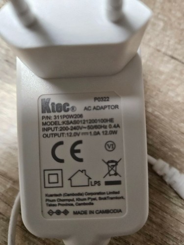 Original Netzteil 311P0W206 für Fritz Repeater 3000, Fritzbox 7510 usw. - NEU - 第 1/1 張圖片