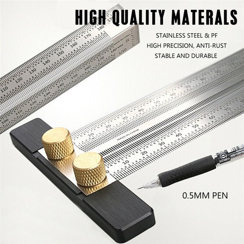 Ultra Precision Marking Ruler T Type 