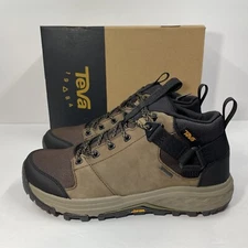 Teva Boots Mens 8 Grandview GTX Hiking Boot Brown Waterproof NEW $175