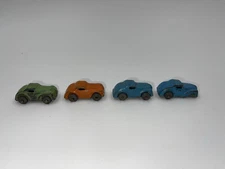 BARCLAY 1930-40'sAUTO TRANSPORTER 4 CARS W/METAL Wheel