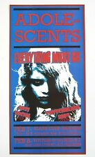 ADOLESCENTS 2009 GIG POSTER 9/"x17/" punk George Romero Night Of The Living Dead