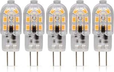 5 pcs G4 20W 2835 SMD Bi-pin 12 LED Lamp  20W Halogen Cool White 12V AC/DC