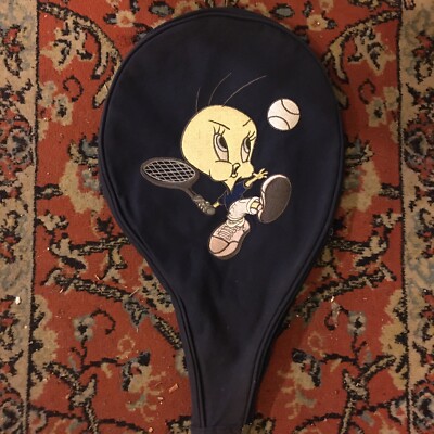 トゥイティー ラケットケース Vintage 1994 Warner Bros Looney Tunes Tweety Bird Tennis Racket
