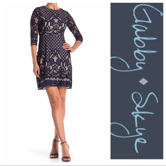 gabby skye black lace dress Gabby Skye