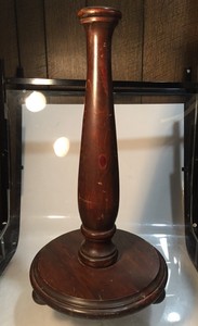 antique floor lamp with table