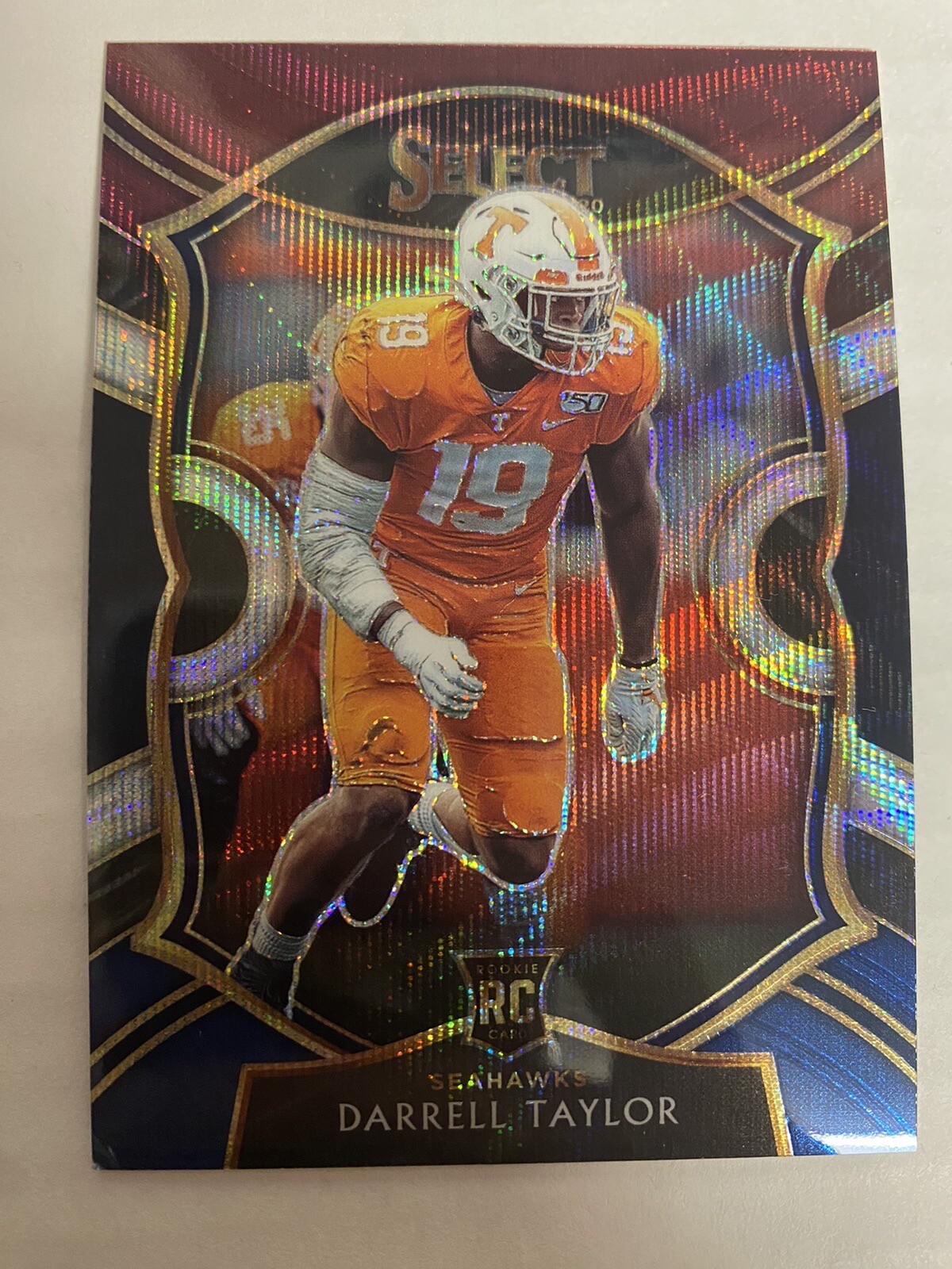 Darrell Taylor Panini Select #96 Tri-Color Prizm