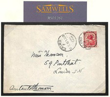 EGYPT WW1 *Chief Commissioner British Red Cross* Signed Cover London 1916 MS1261