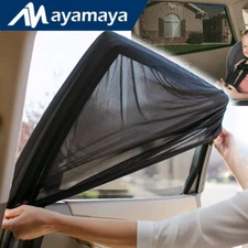 Car Side Window Sun Shades Mesh Cover Screen Shield UV Block For Baby Pets 2Pack